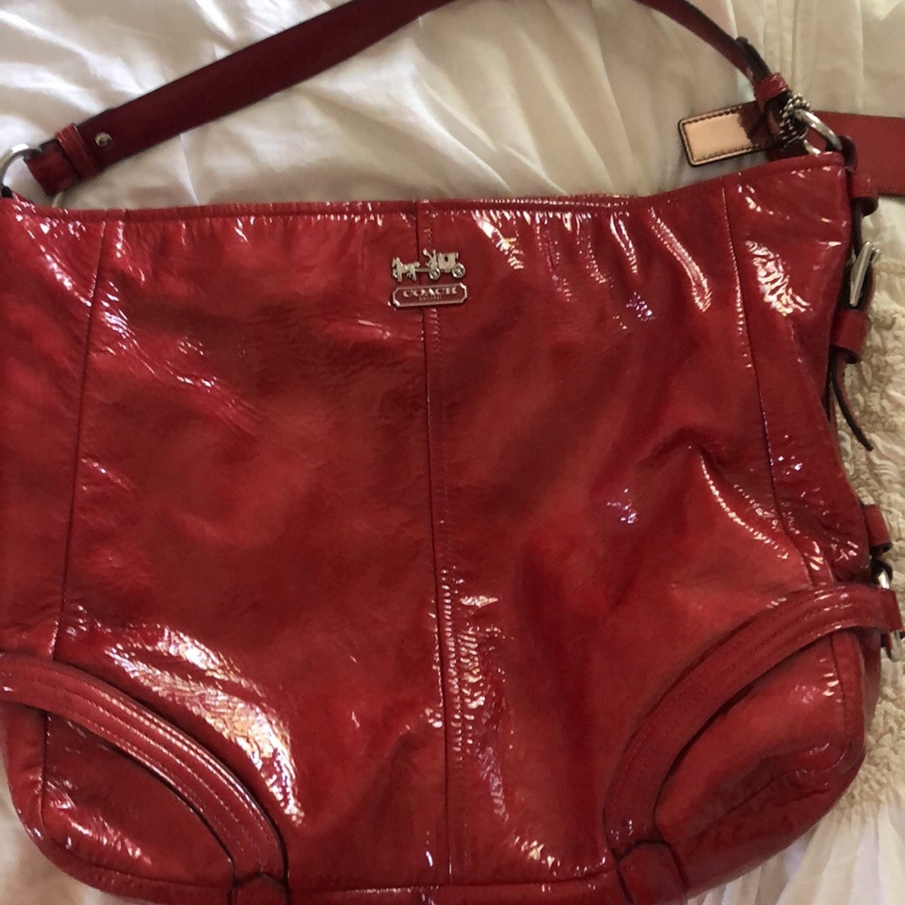 Red Coach Purse